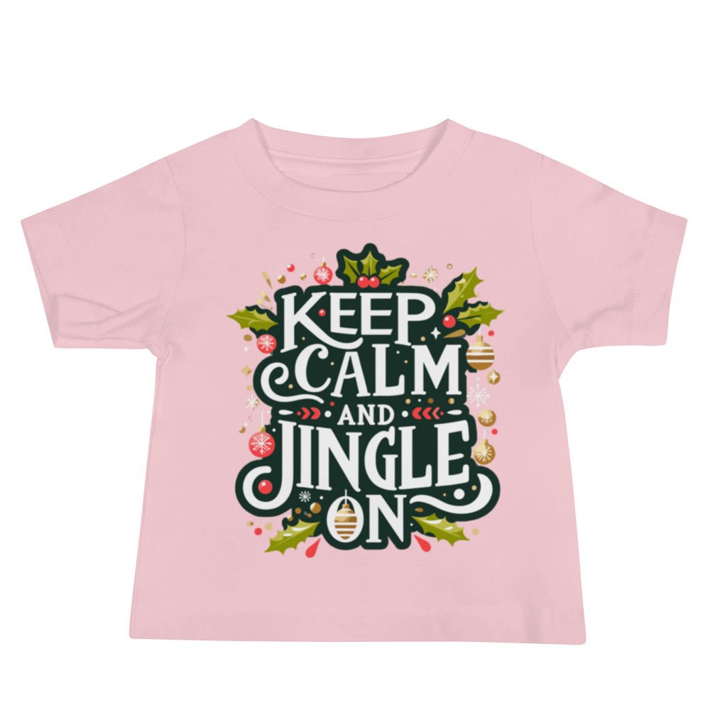 Keep Calm and Jingle On Tee - Blue Marc