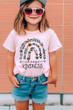 Kindness Blooms Tee - Blue Marc