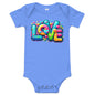 Little Love Baby One Piece - Blue Marc