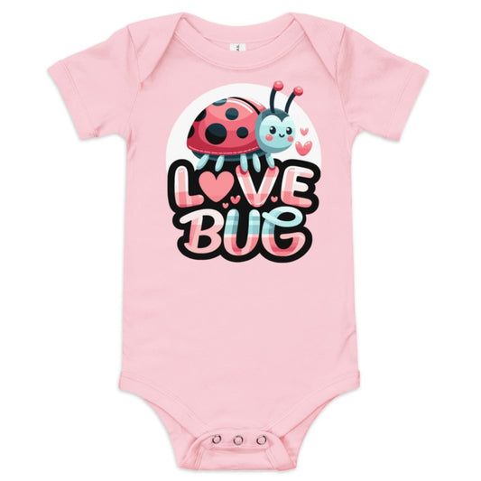 Little Love Bug Bodysuit for Baby Girl - Blue Marc