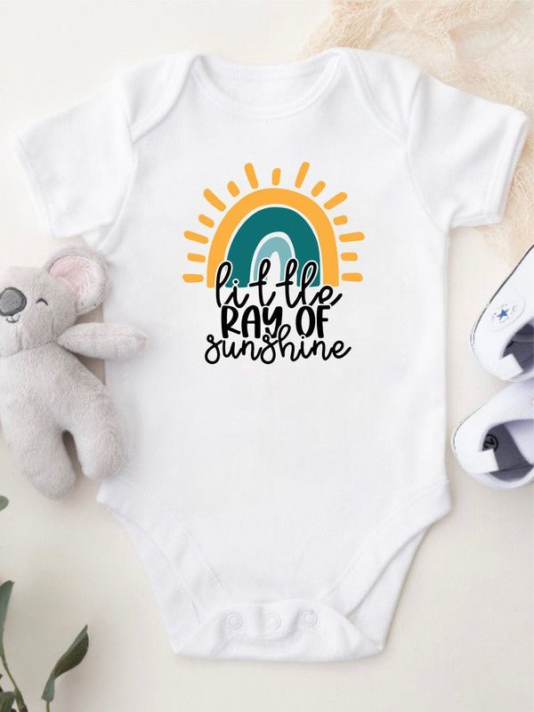Little Ray of Sunshine Onesie for Baby Boy - Blue Marc