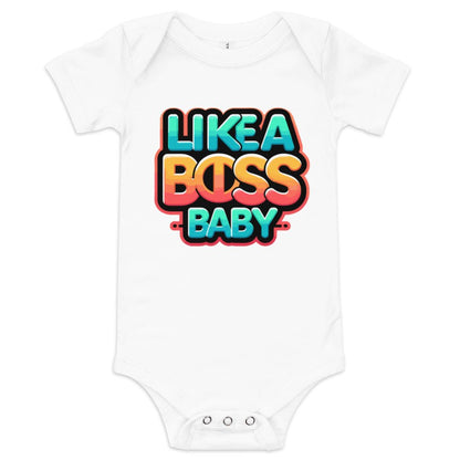 Mini CEO Bodysuit - Blue Marc