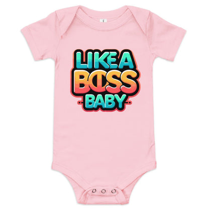 Mini CEO Bodysuit - Blue Marc