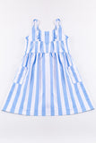 Mommy & Me Mini Dress Bold Blue Stripe Dress - Blue Marc
