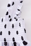 Mommy & Me Polka Dot Seersucker Dress - Blue Marc