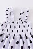 Mommy & Me Polka Dot Seersucker Dress - Blue Marc