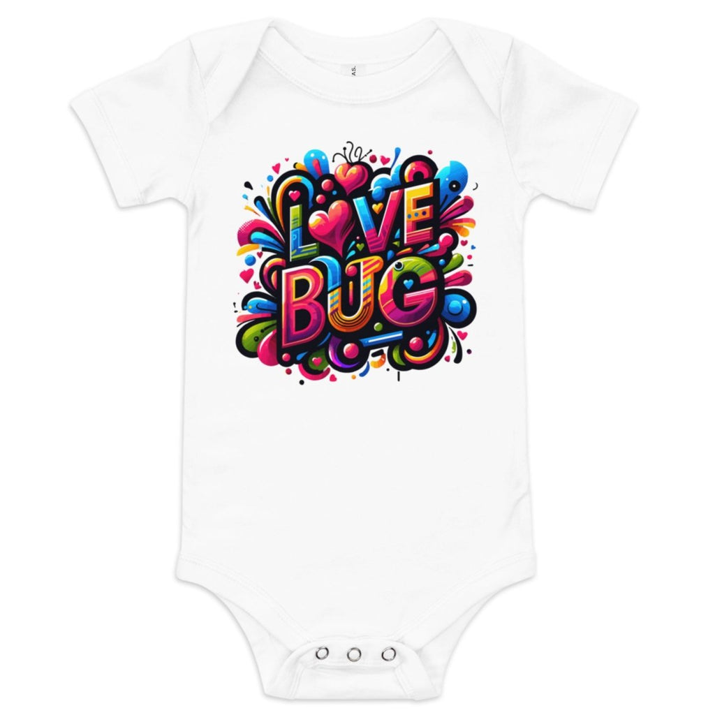 My Little Love Bug Bodysuit for Baby Girl - Blue Marc