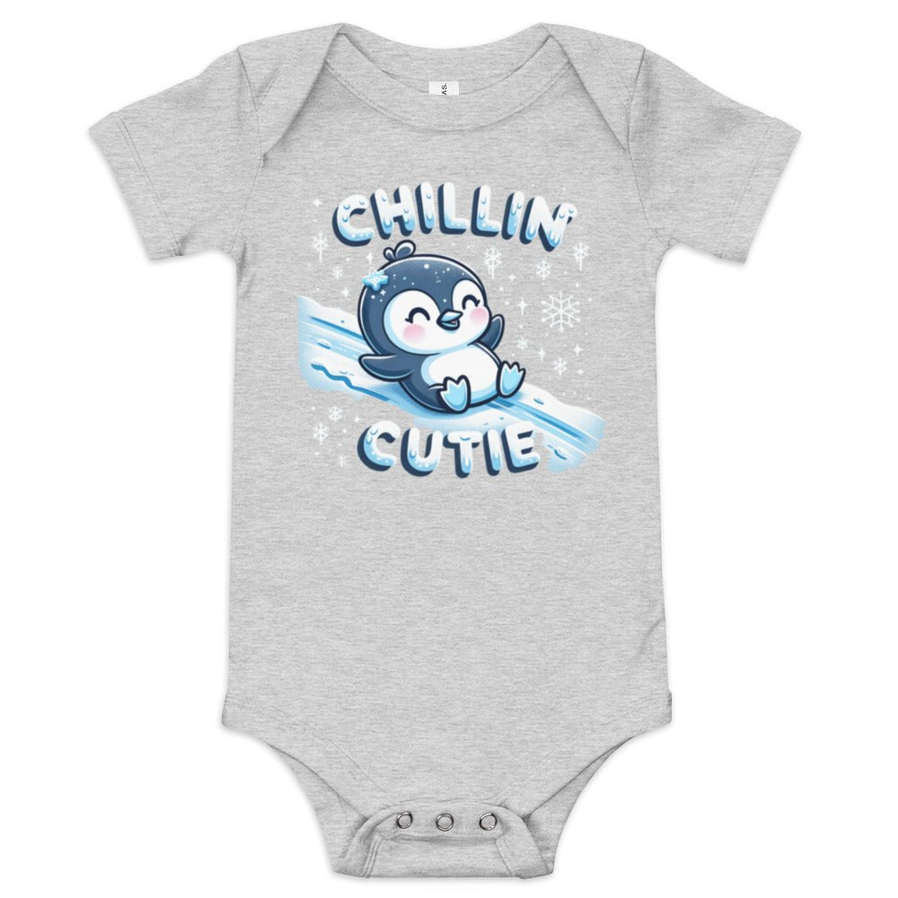 Penguin Playground Bodysuit - Blue Marc