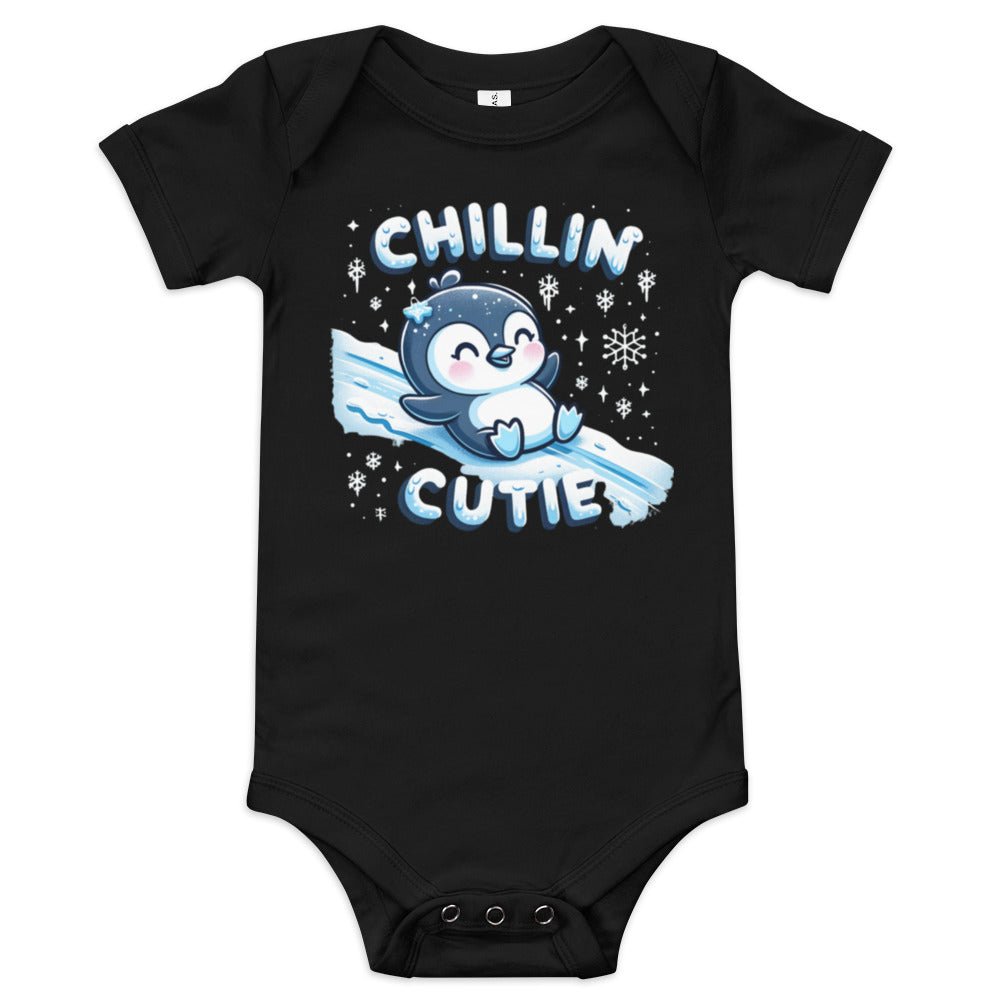 Penguin Playground Bodysuit - Blue Marc