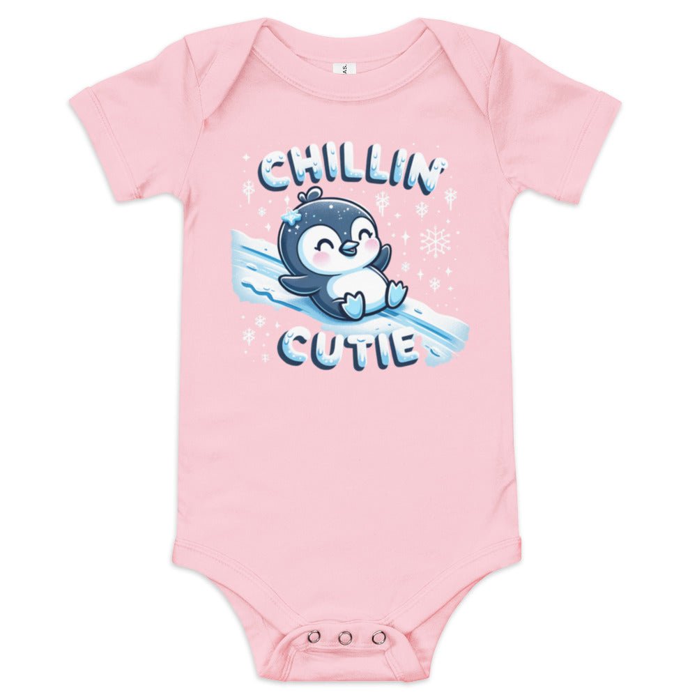 Penguin Playground Bodysuit - Blue Marc