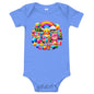 Playtime Pals Bodysuit - Blue Marc