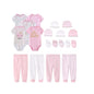 Pretty in Pink: 19-Piece Newborn Baby Girl Essentials - Blue Marc