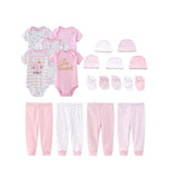 Pretty in Pink: 19-Piece Newborn Baby Girl Essentials - Blue Marc