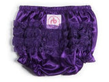 Purple Posh Ruffle Diaper Cover