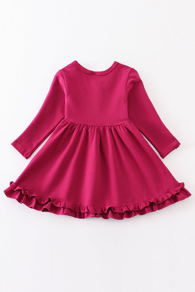 Ravishing in Raspberry: Ruffle Button Down Dress - Limited Time Offer! - Blue Marc