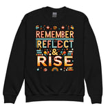 Remember, Reflect, Rise Youth Sweatshirt