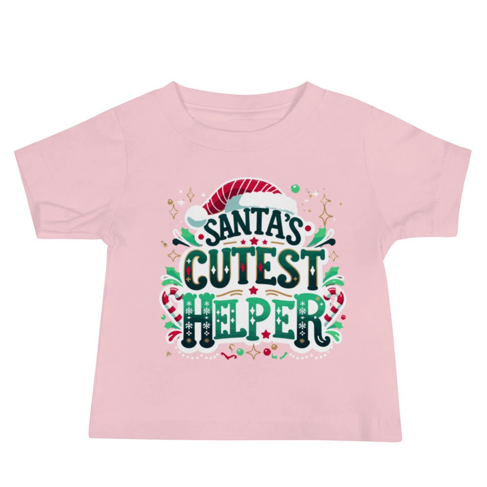 Santa's Cutest Helper Tee - Blue Marc