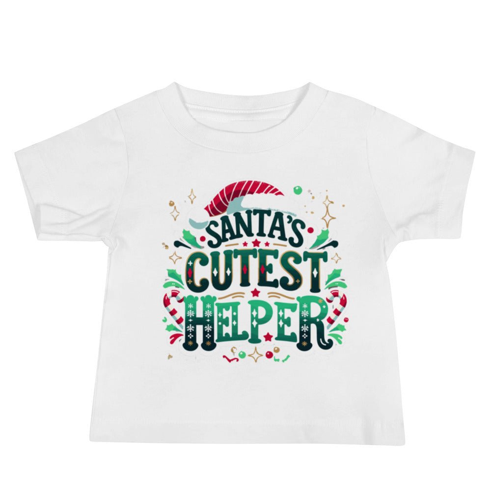 Santa's Cutest Helper Tee - Blue Marc