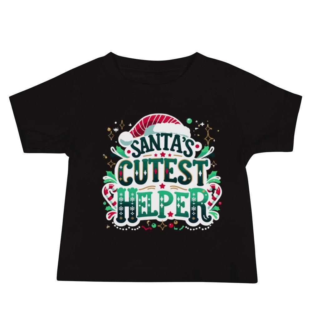 Santa's Cutest Helper Tee - Blue Marc