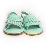 Summer Fringe Sandals - Blue Marc