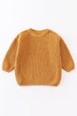 Sunny Days: Mustard Oversize Sweater Jumper for Girls - Blue Marc
