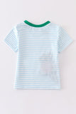 Toddler Boys' Cow Short Sleeve T-Shirt - Blue Marc