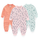 Toddler Girls & Boys Snug Fit Cotton Three Piece Pajamas - Blue Marc